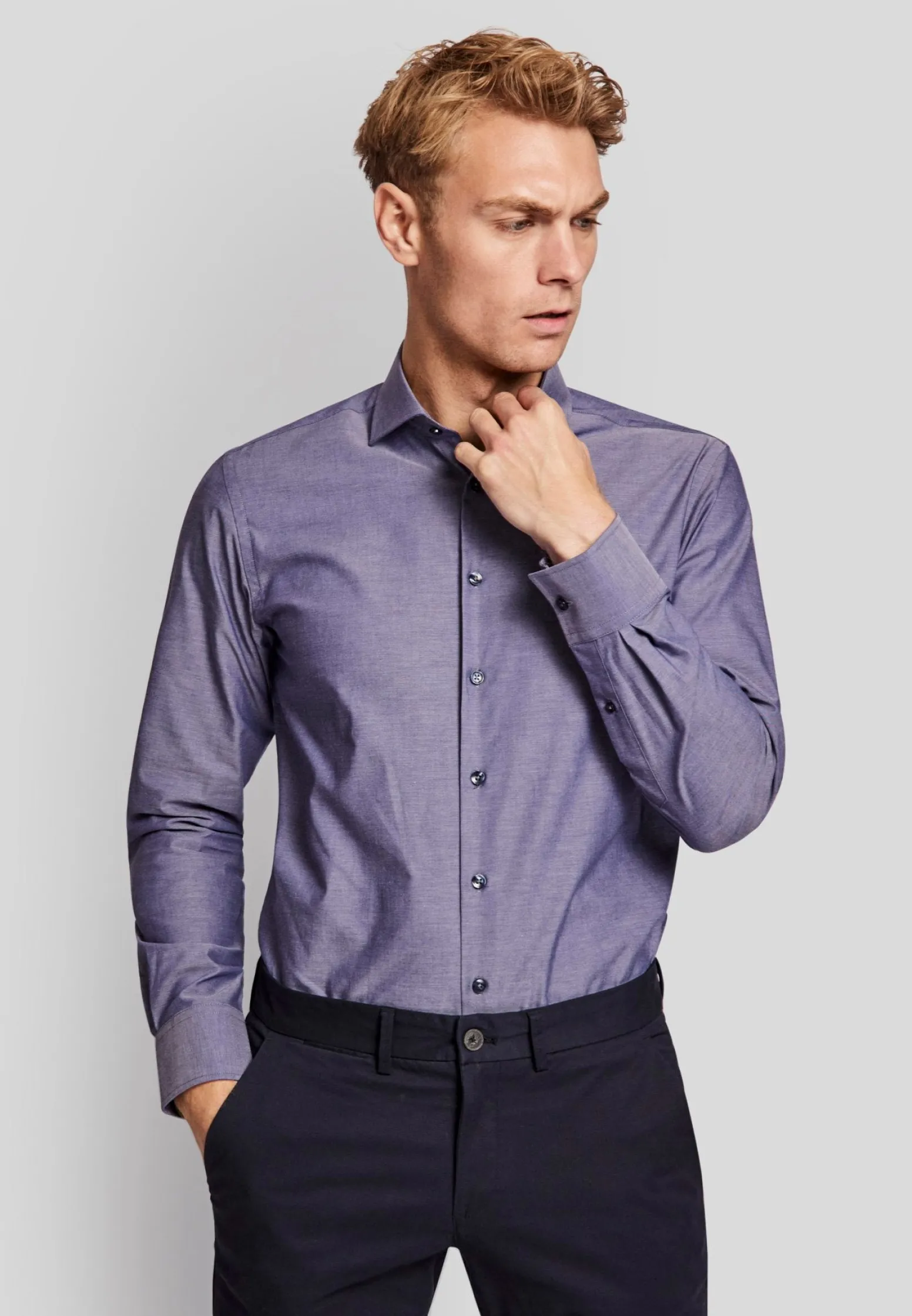 bs_pepin_modern_fit_skjor_3.webp BS Pepin modern fit Skjorta - Blue