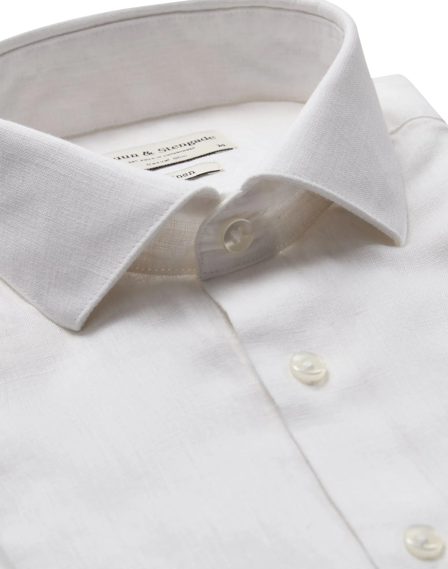 BS Perth Casual Slim Fit Skjorta - White