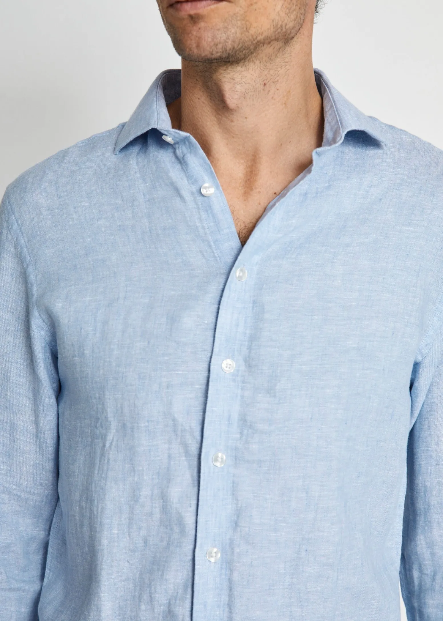 bs_perth_casual_slim_fit__2.webp BS Perth Casual Slim Fit Skjorta - Light Blue