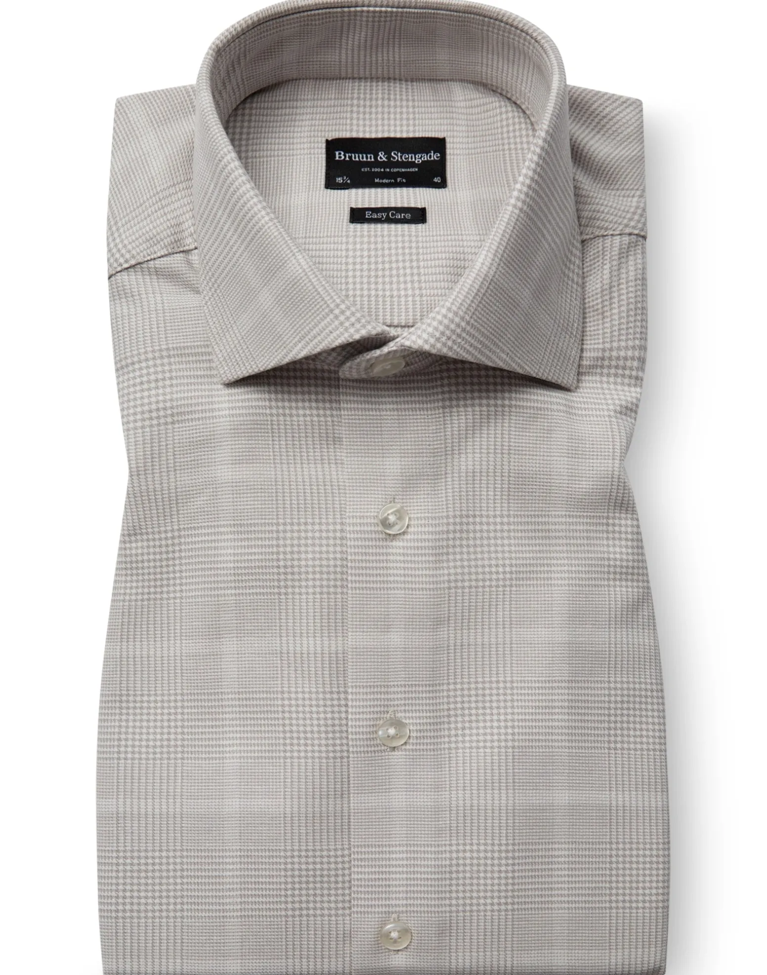 BS Polamalu Modern Fit Skjorta - Sand