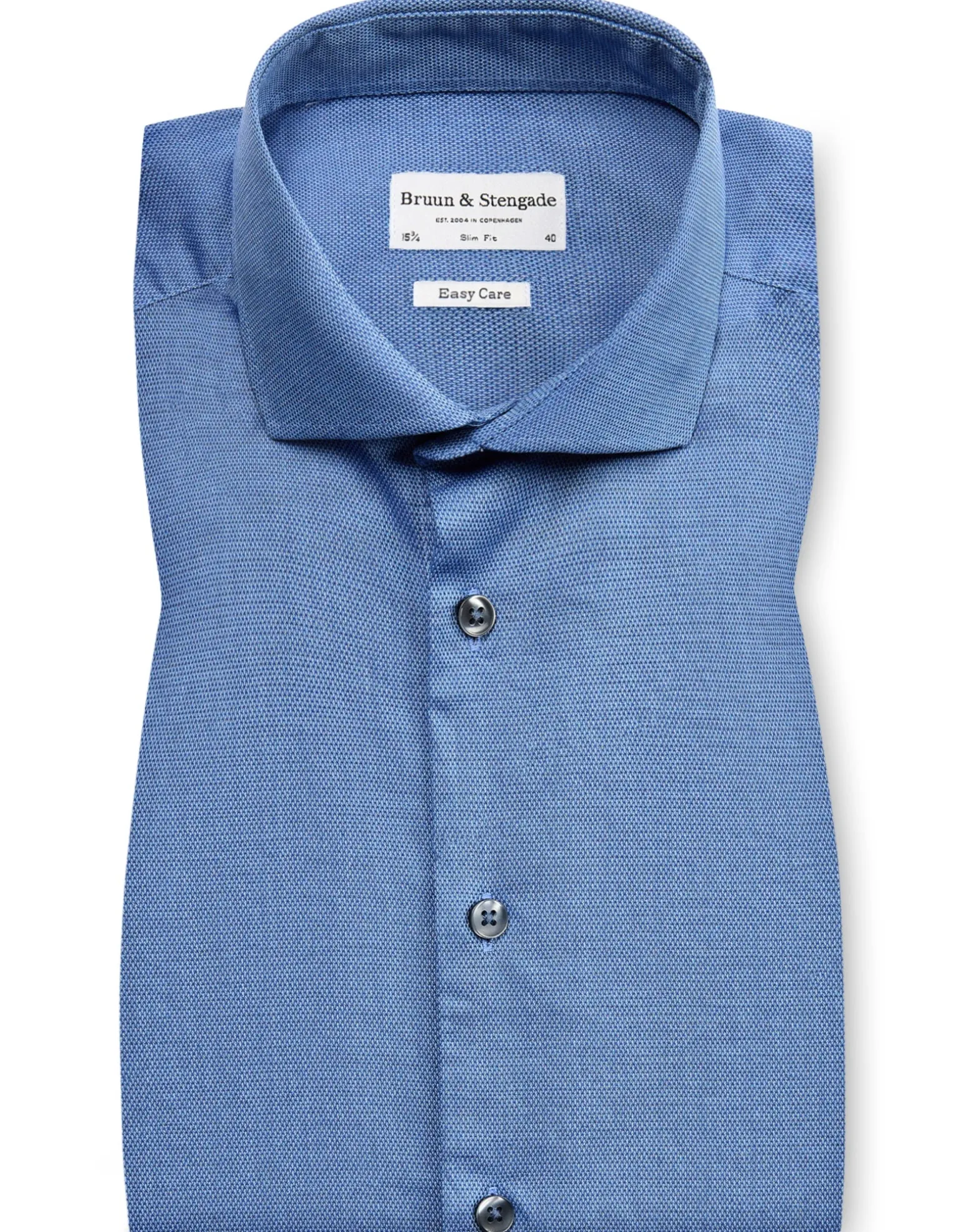 BS Robert Slim Fit Skjorta - Blue