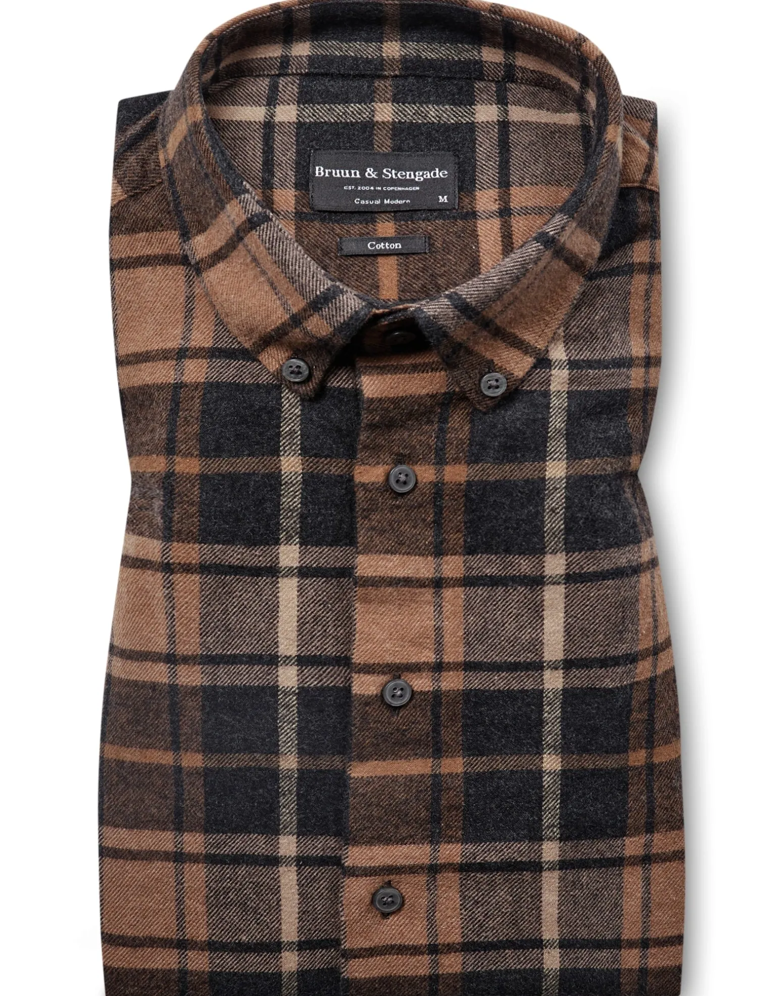 BS Sarazen Casual Modern Fit Skjorta - Brown