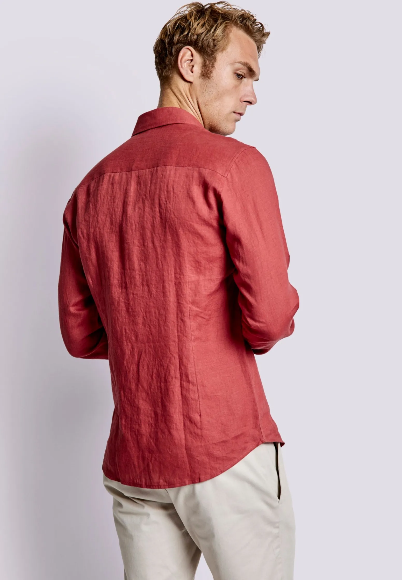 bs_sevilla_casual_slim_fi_4-2.webp BS Sevilla Casual Slim Fit Skjorta - Rust