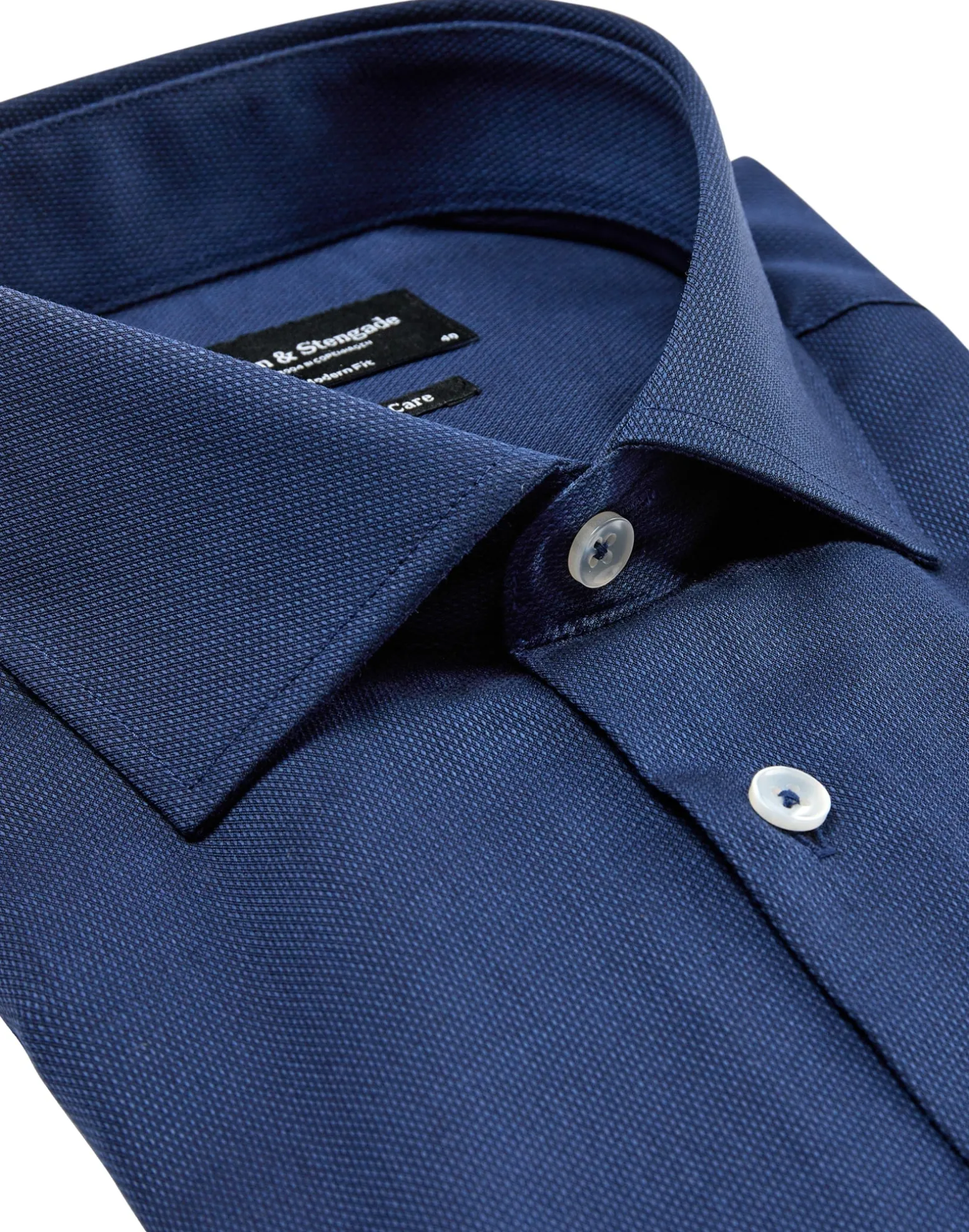 BS Totti Modern Fit Skjorta - Navy