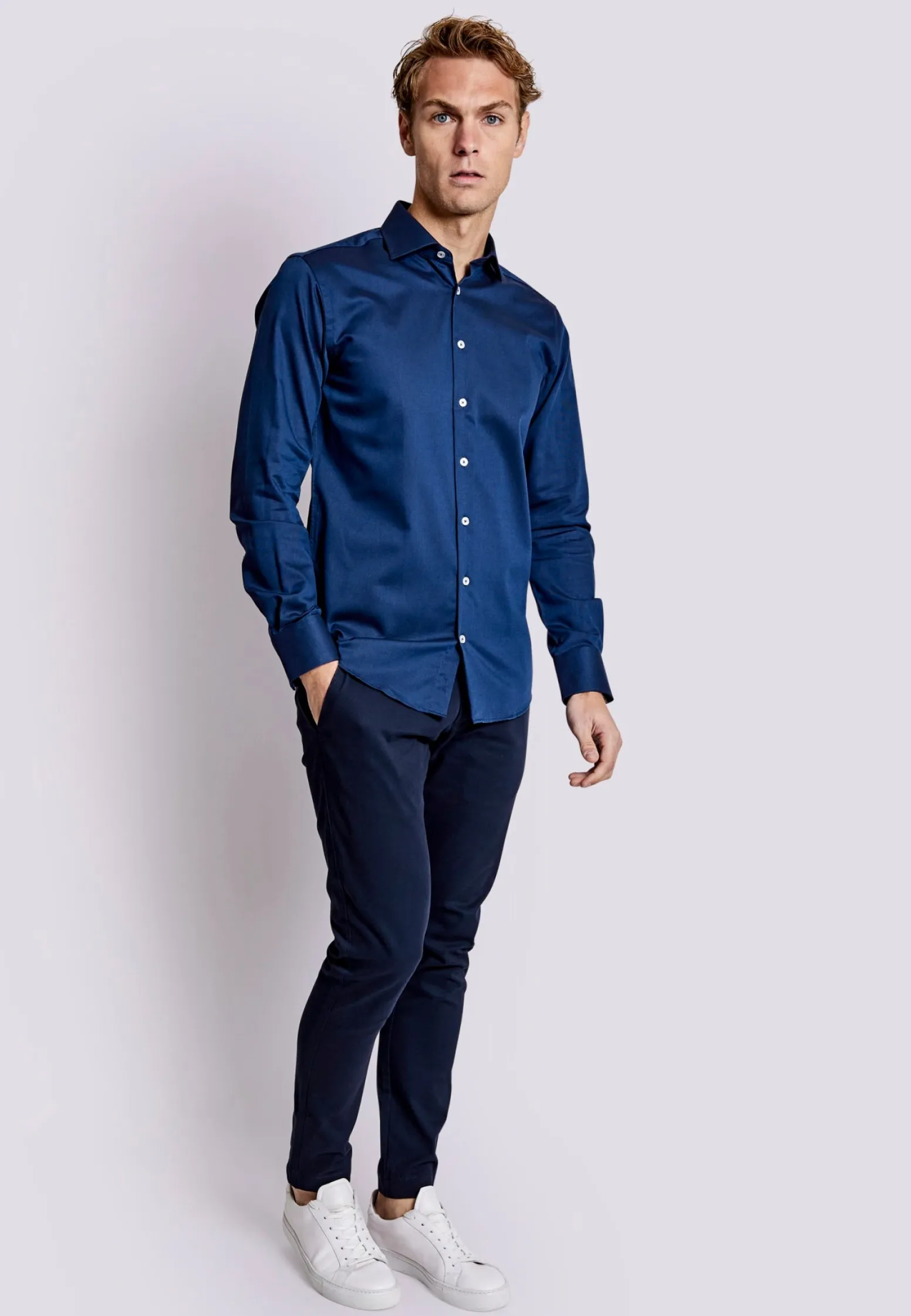 bs_totti_modern_fit_skjor_2.webp BS Totti Modern Fit Skjorta - Navy