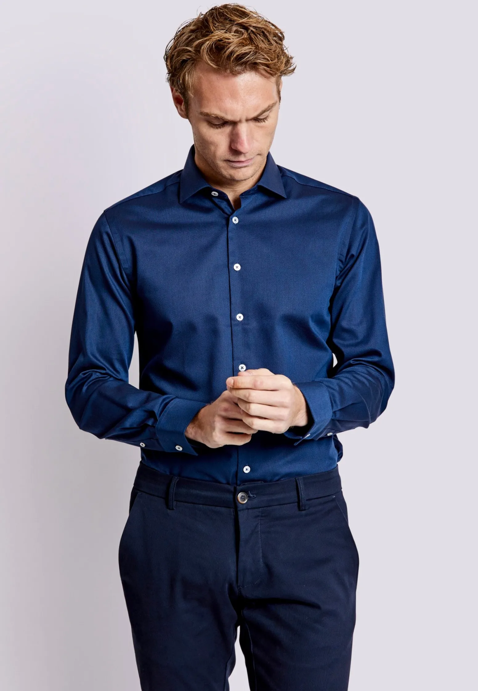 bs_totti_modern_fit_skjor_3.webp BS Totti Modern Fit Skjorta - Navy