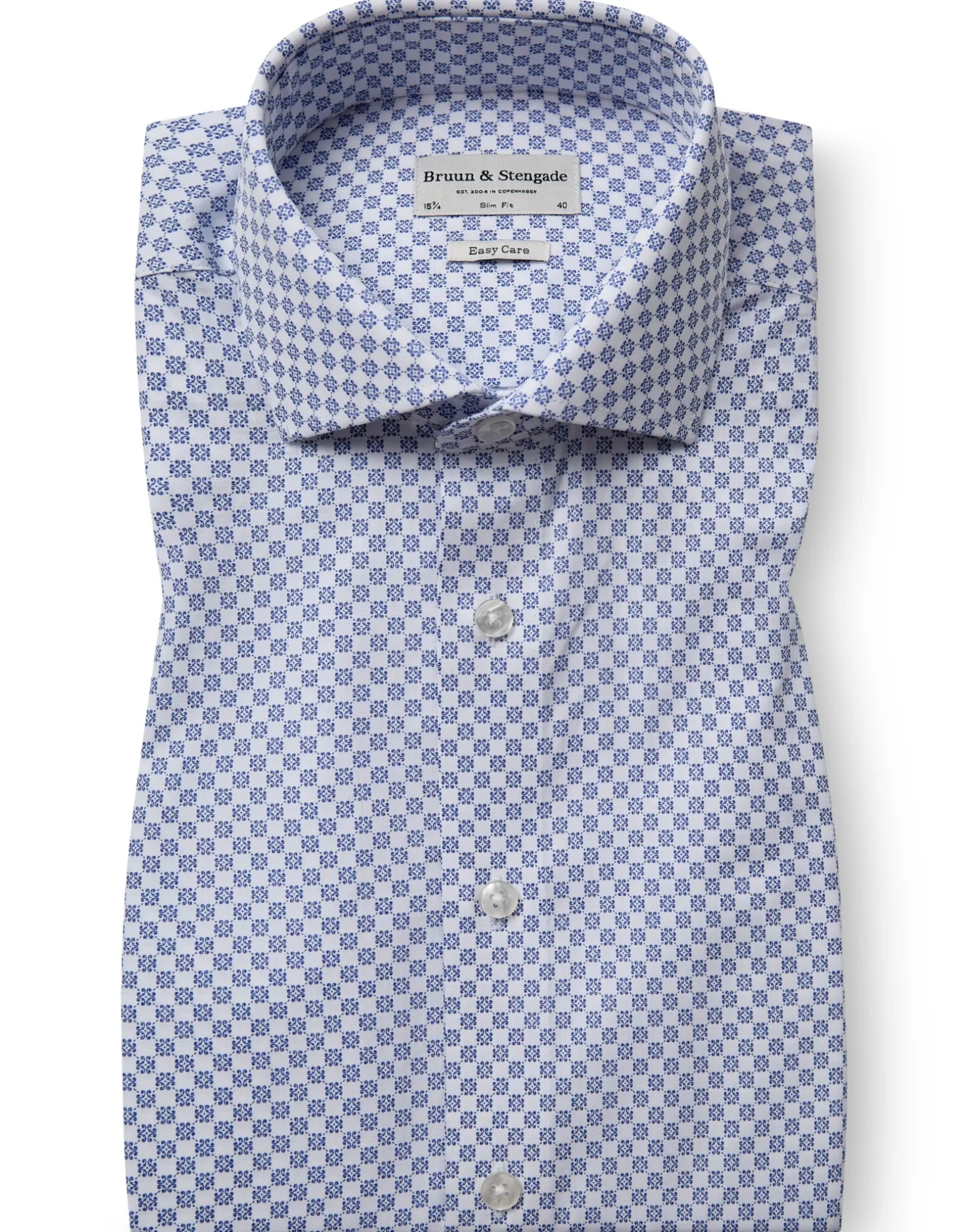 BS Unitas Slim Fit Skjorta - Light Blue