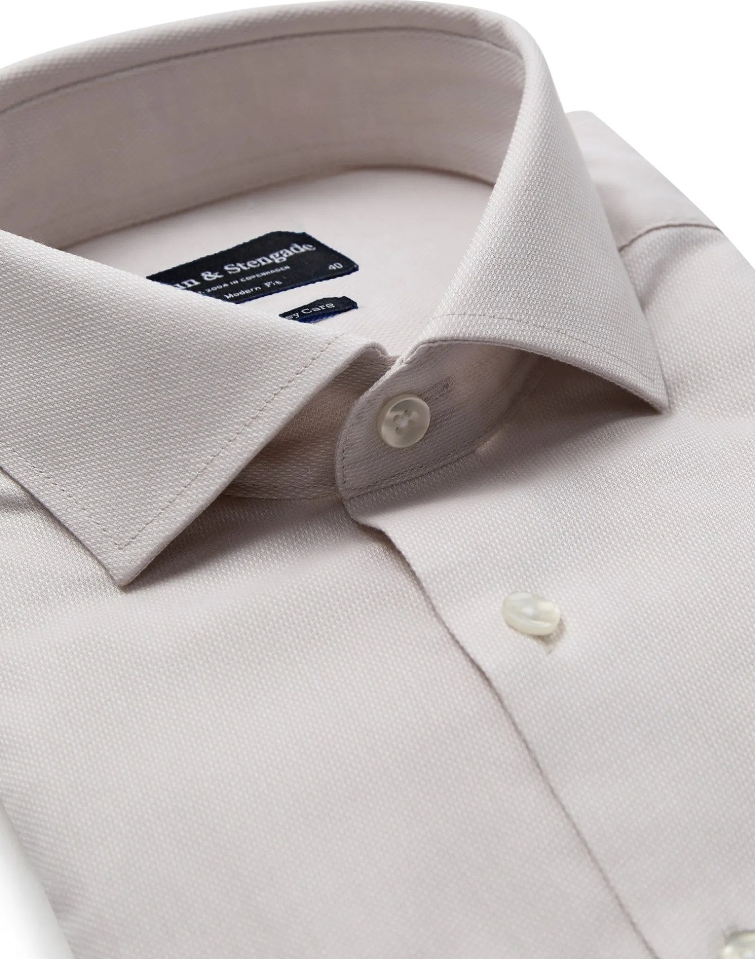 BS Weathers Modern Fit Skjorta - Beige